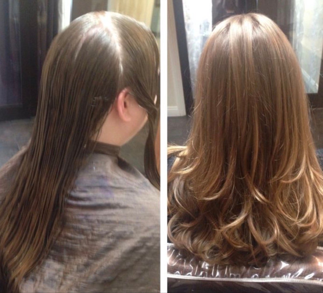 Color and blowout transformation — before and after